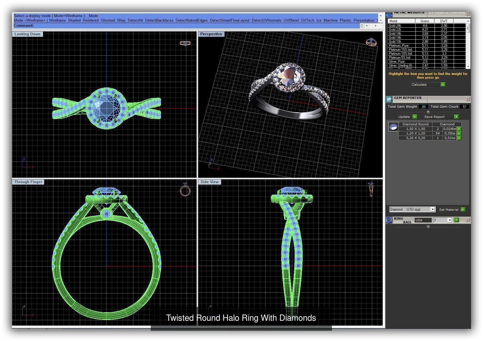 3DM 493 ENGAGEMENT RING FILES 3D Model Collection_207