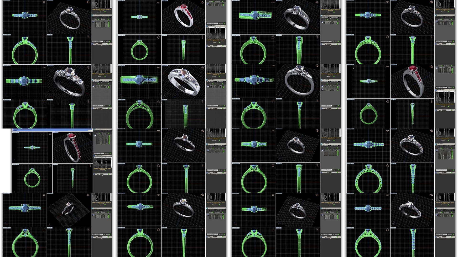 3DM 493 ENGAGEMENT RING FILES 3D Model Collection_56