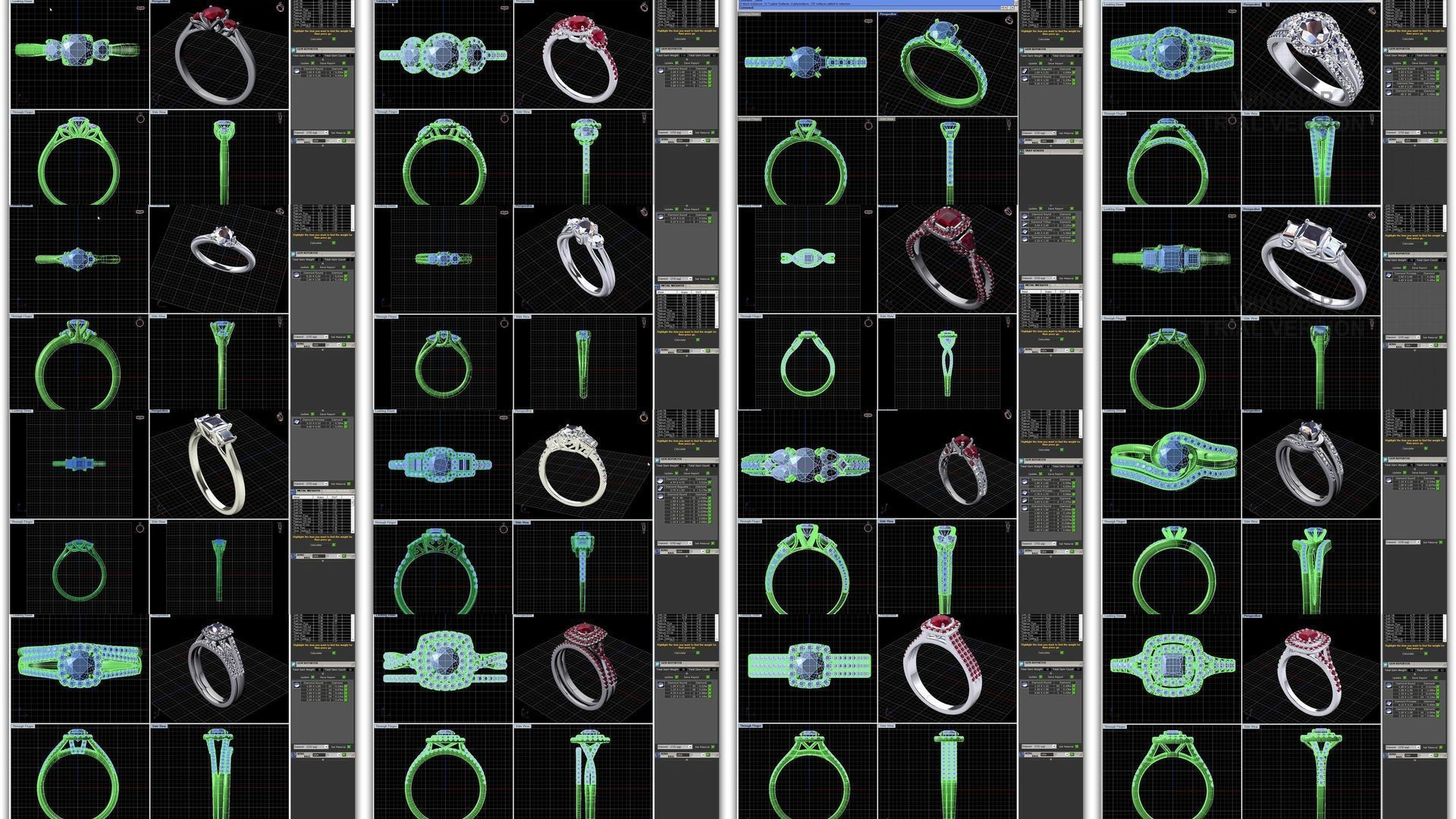 3DM 493 ENGAGEMENT RING FILES 3D Model Collection_68