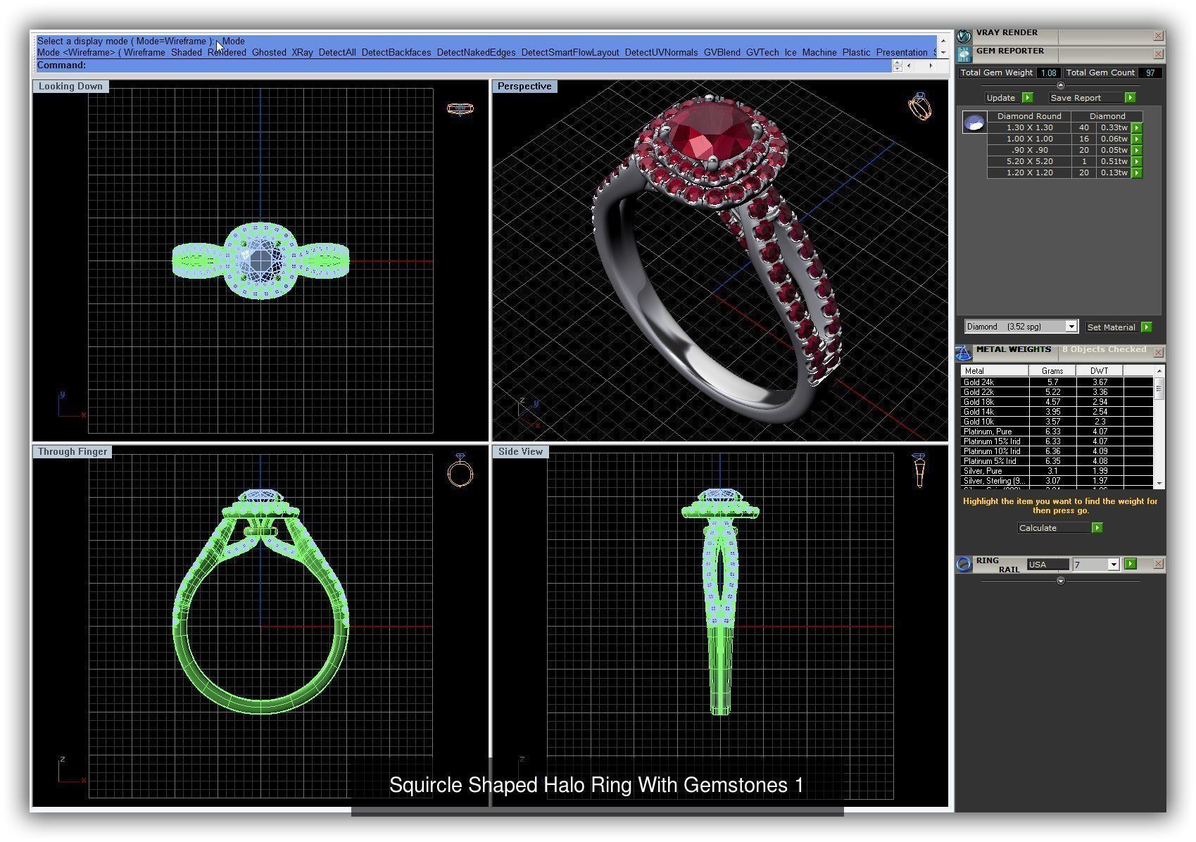 3DM 493 ENGAGEMENT RING FILES 3D Model Collection_231