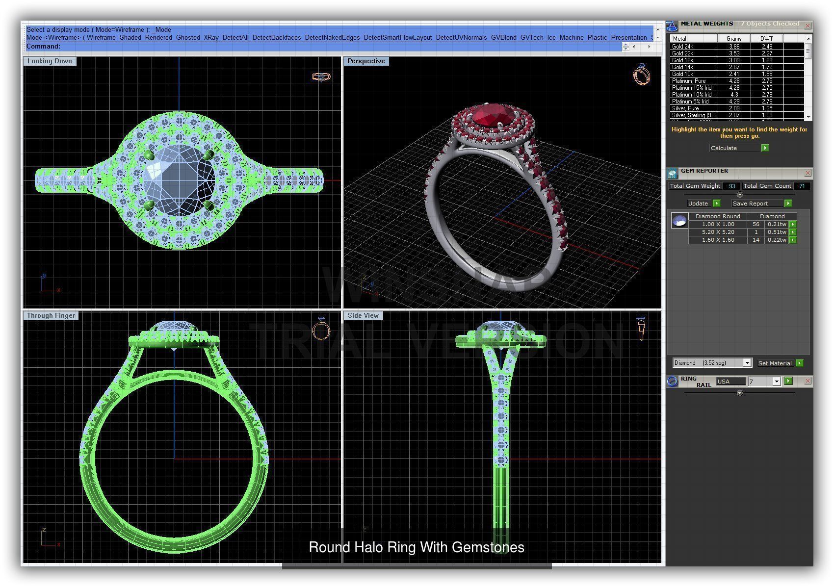 3DM 493 ENGAGEMENT RING FILES 3D Model Collection_240