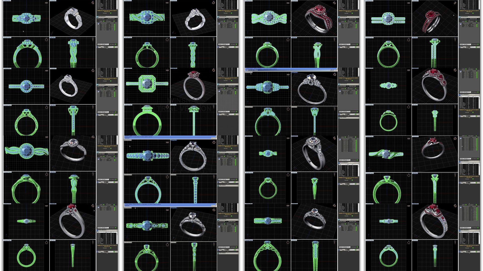 3DM 493 ENGAGEMENT RING FILES 3D Model Collection_26