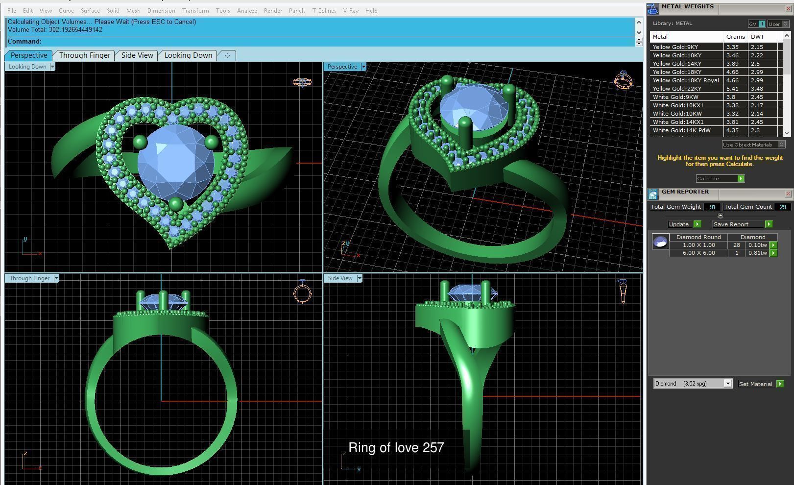3DM 493 ENGAGEMENT RING FILES 3D Model Collection_85