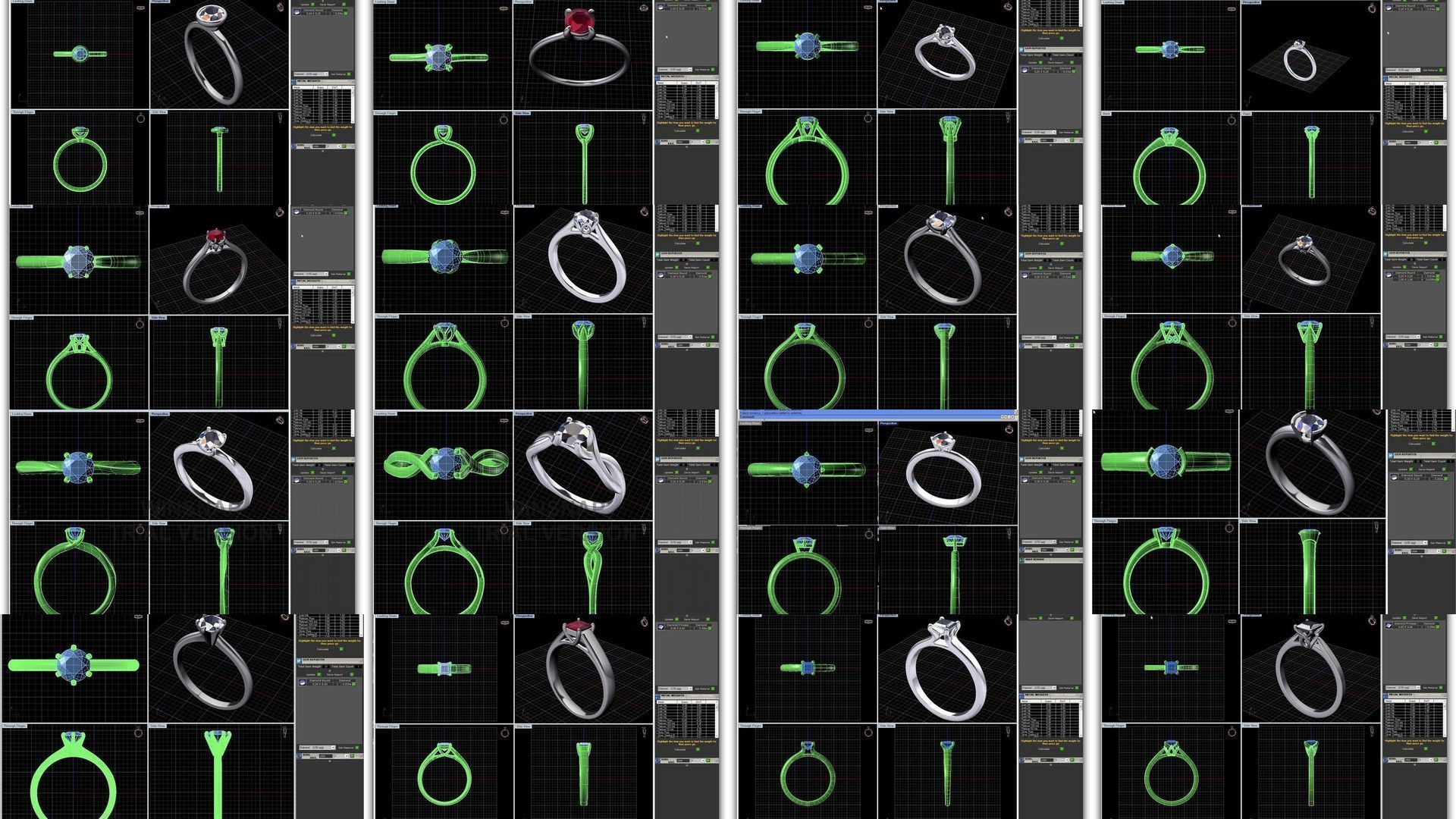 3DM 493 ENGAGEMENT RING FILES 3D Model Collection_4