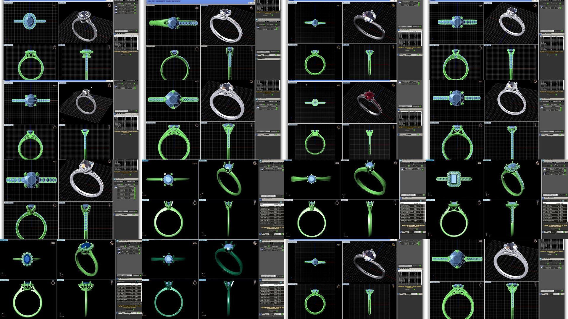 3DM 493 ENGAGEMENT RING FILES 3D Model Collection_77