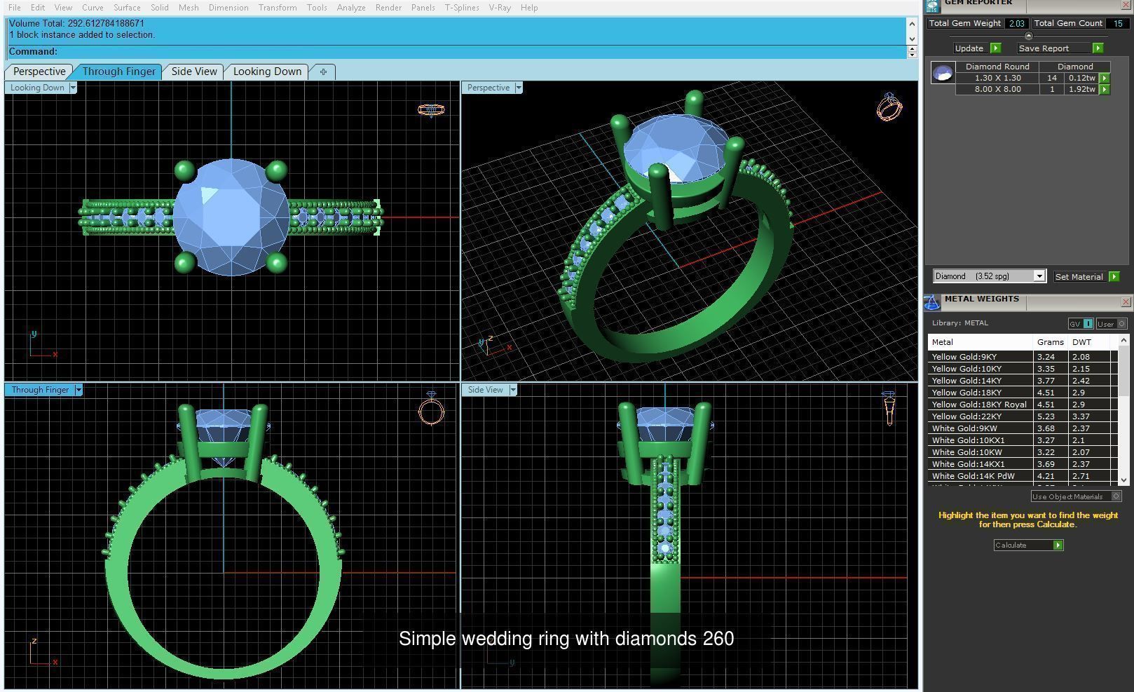 3DM 493 ENGAGEMENT RING FILES 3D Model Collection_82