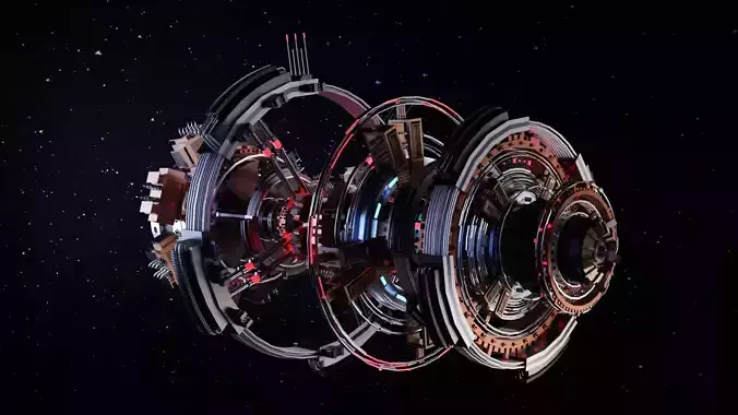 Alien Spaceship 3D model