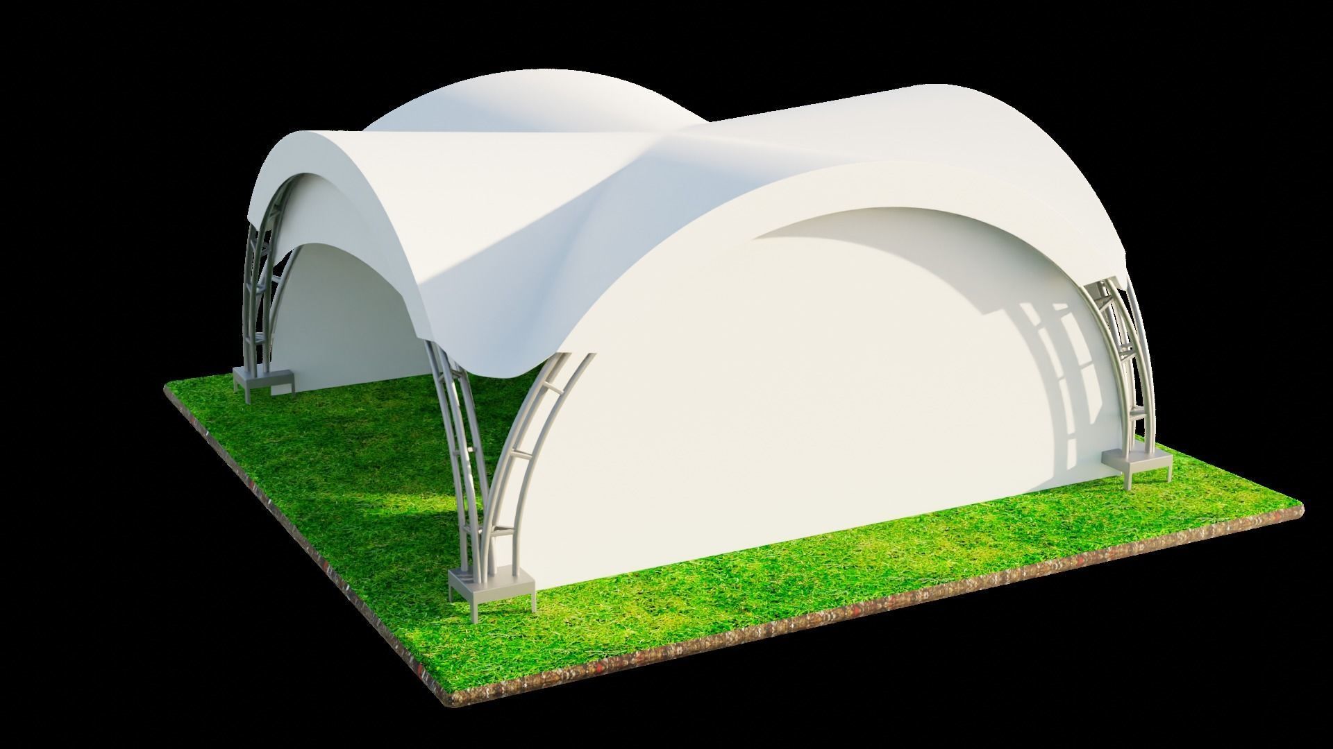 ARCH TENT 3D model_9