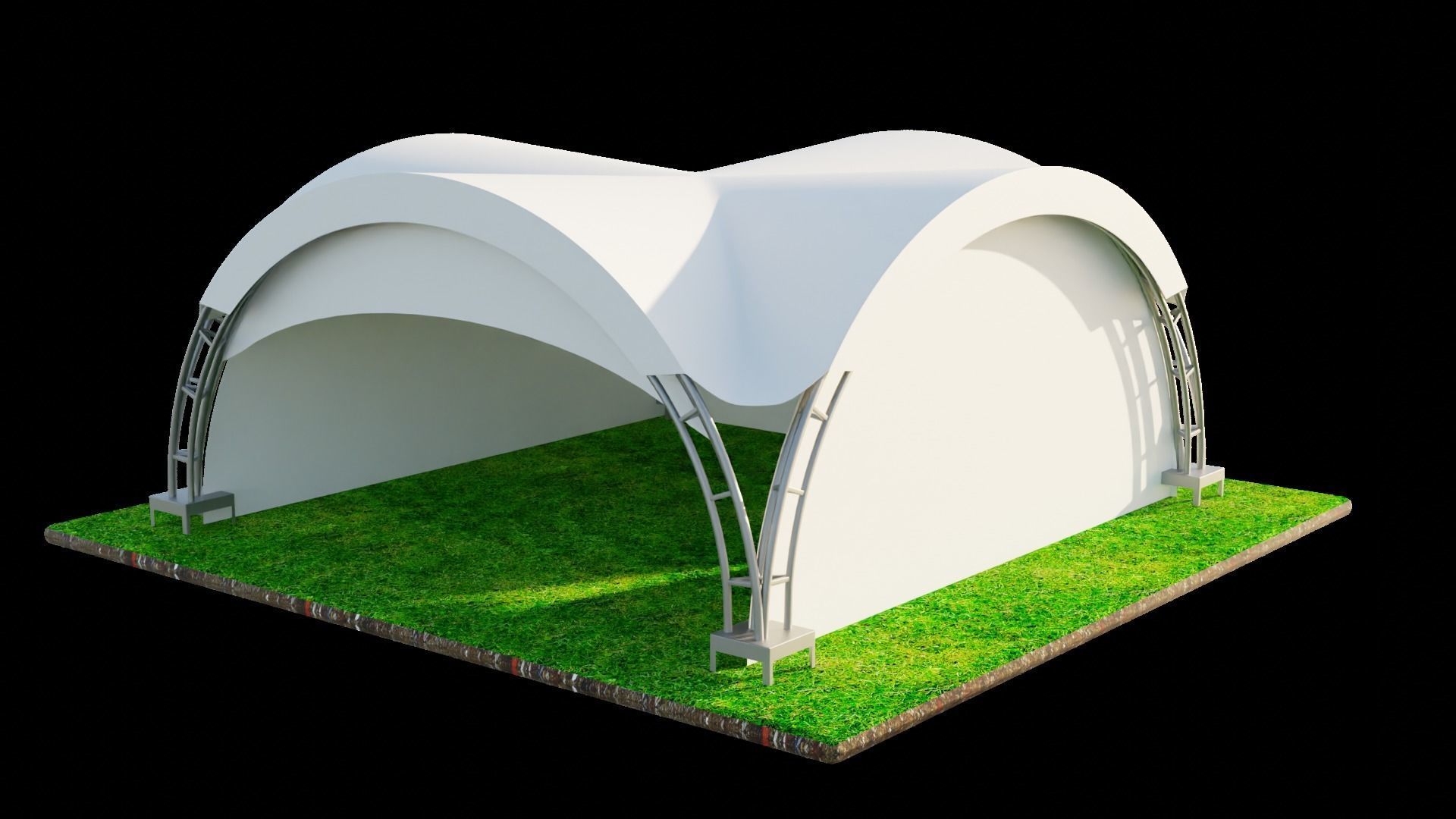 ARCH TENT 3D model_6