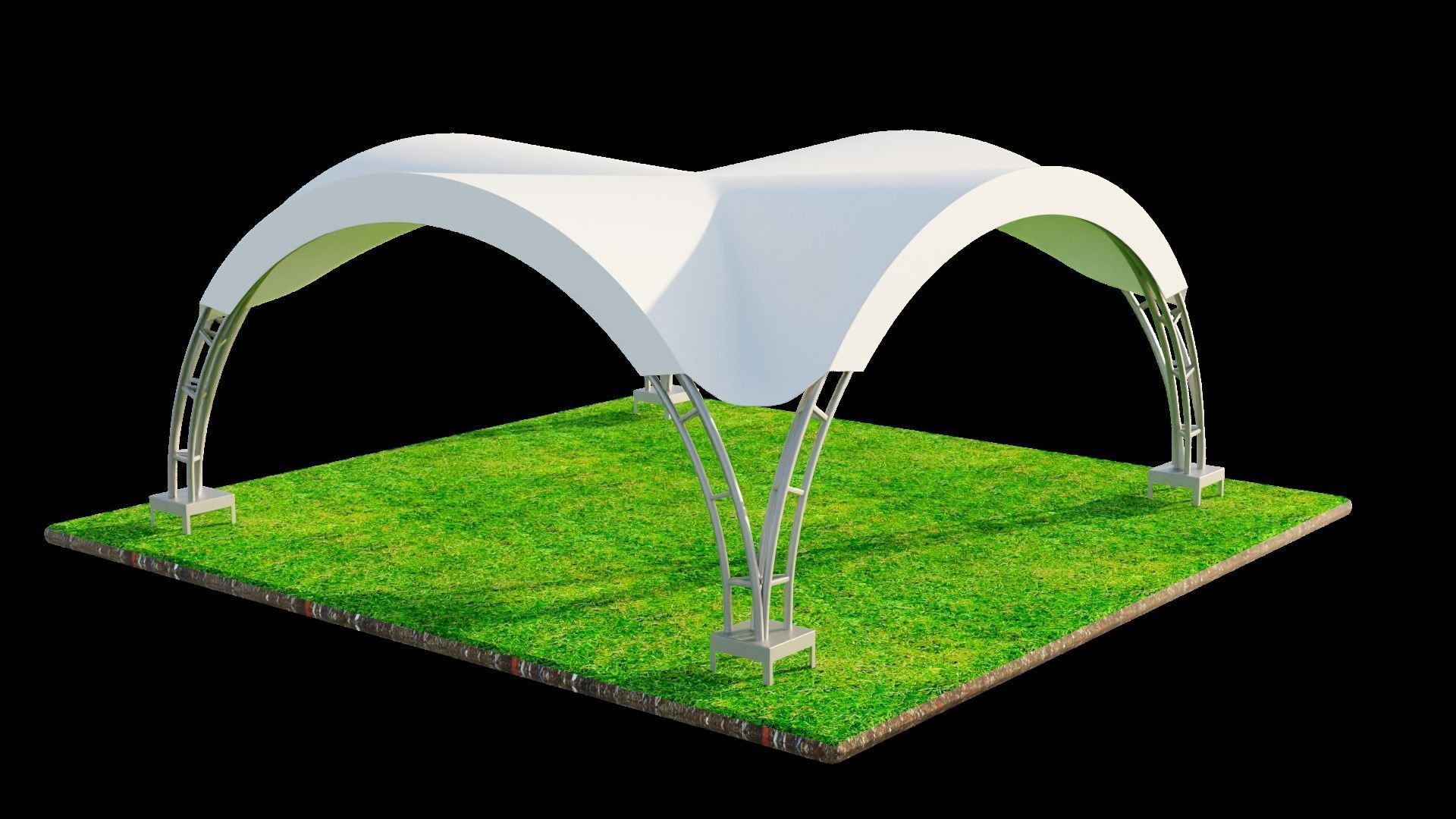 ARCH TENT 3D model_7
