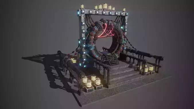 World portal 3D model