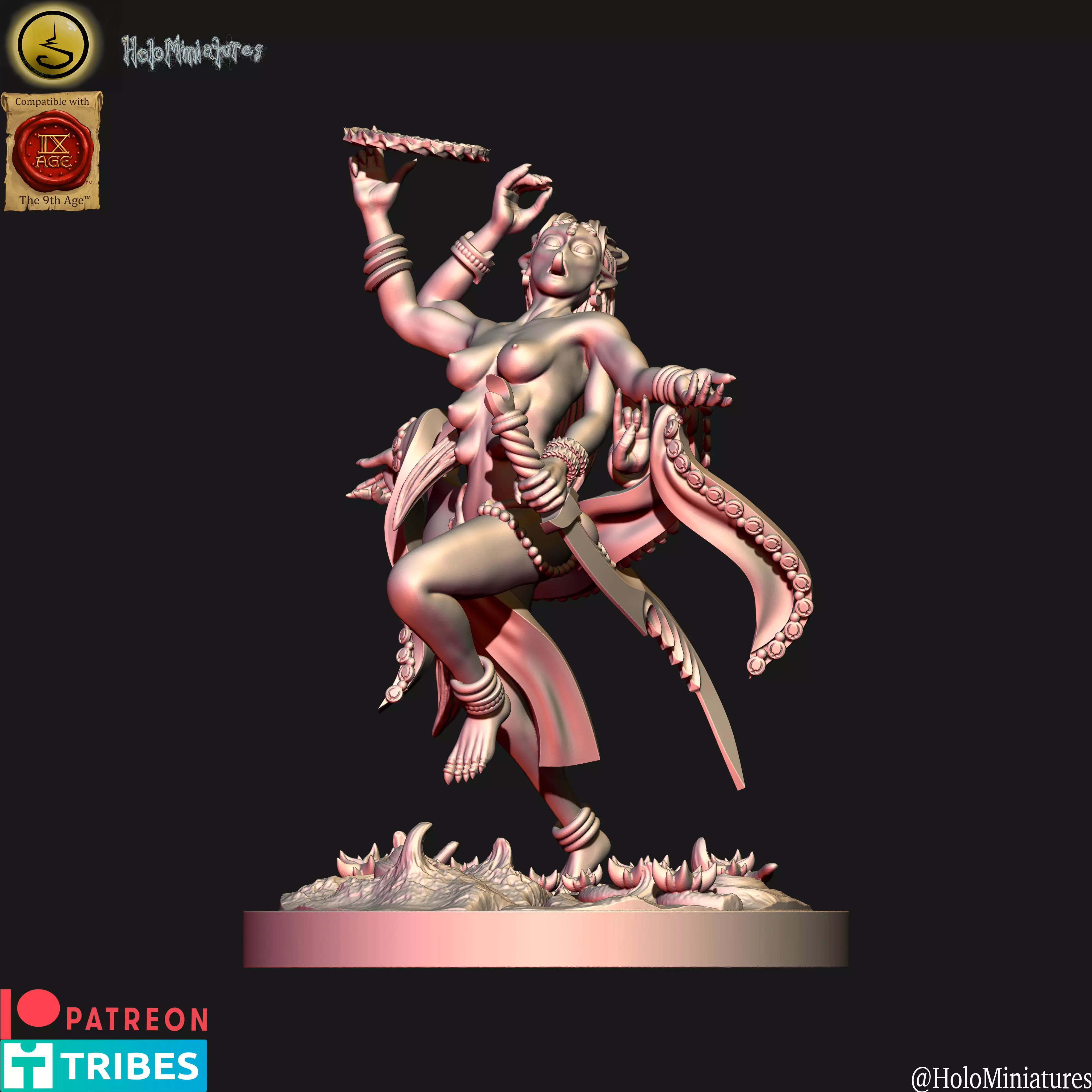 Daemons of lust succubi 1 3D print model