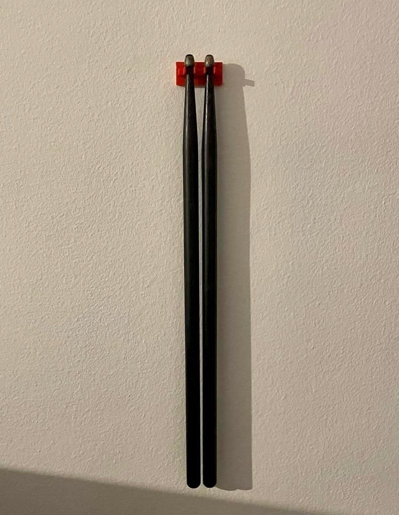 Drumstick wall mounted holder 3D model 3D printable CGTrader