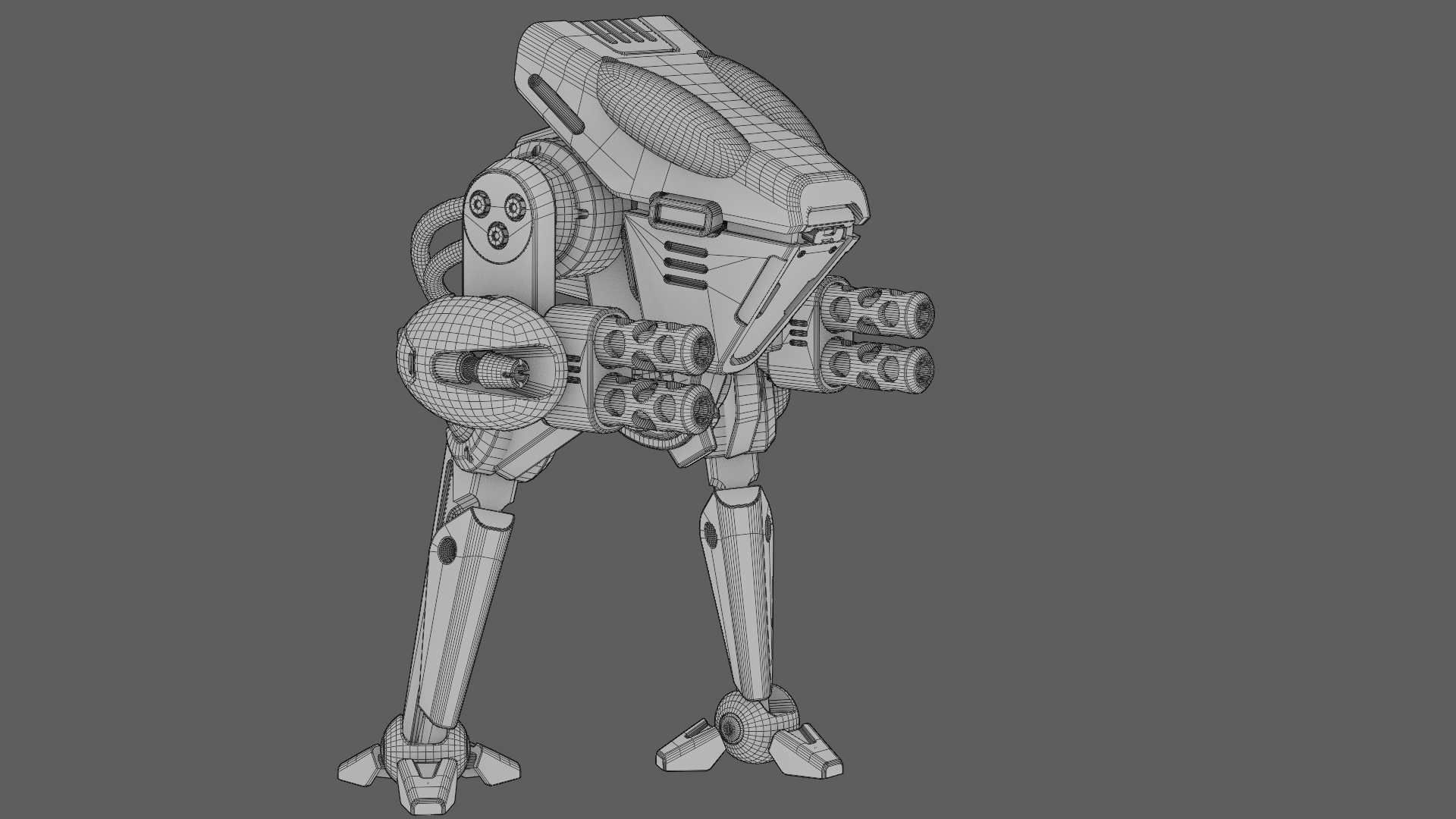 BATTLE DROID TORROUS RIGGED 3D model_39