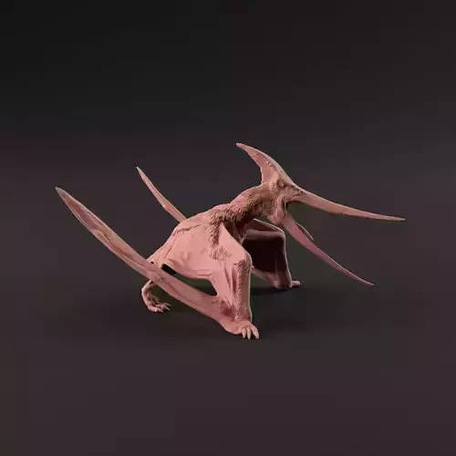 Pteranodon angry 1-35 scale pre-supported