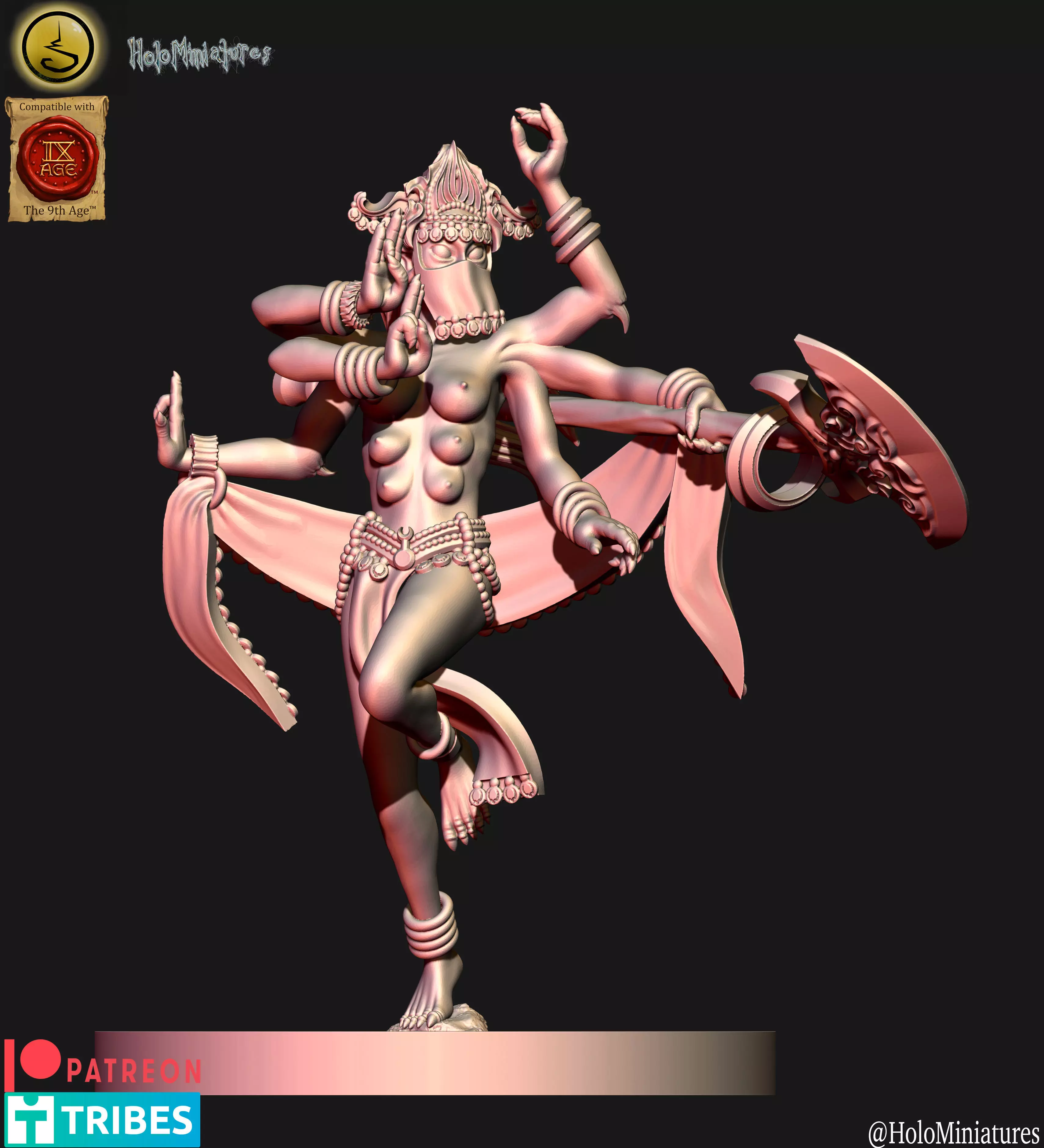 Daemons of lust succubi 6 3D print model_0