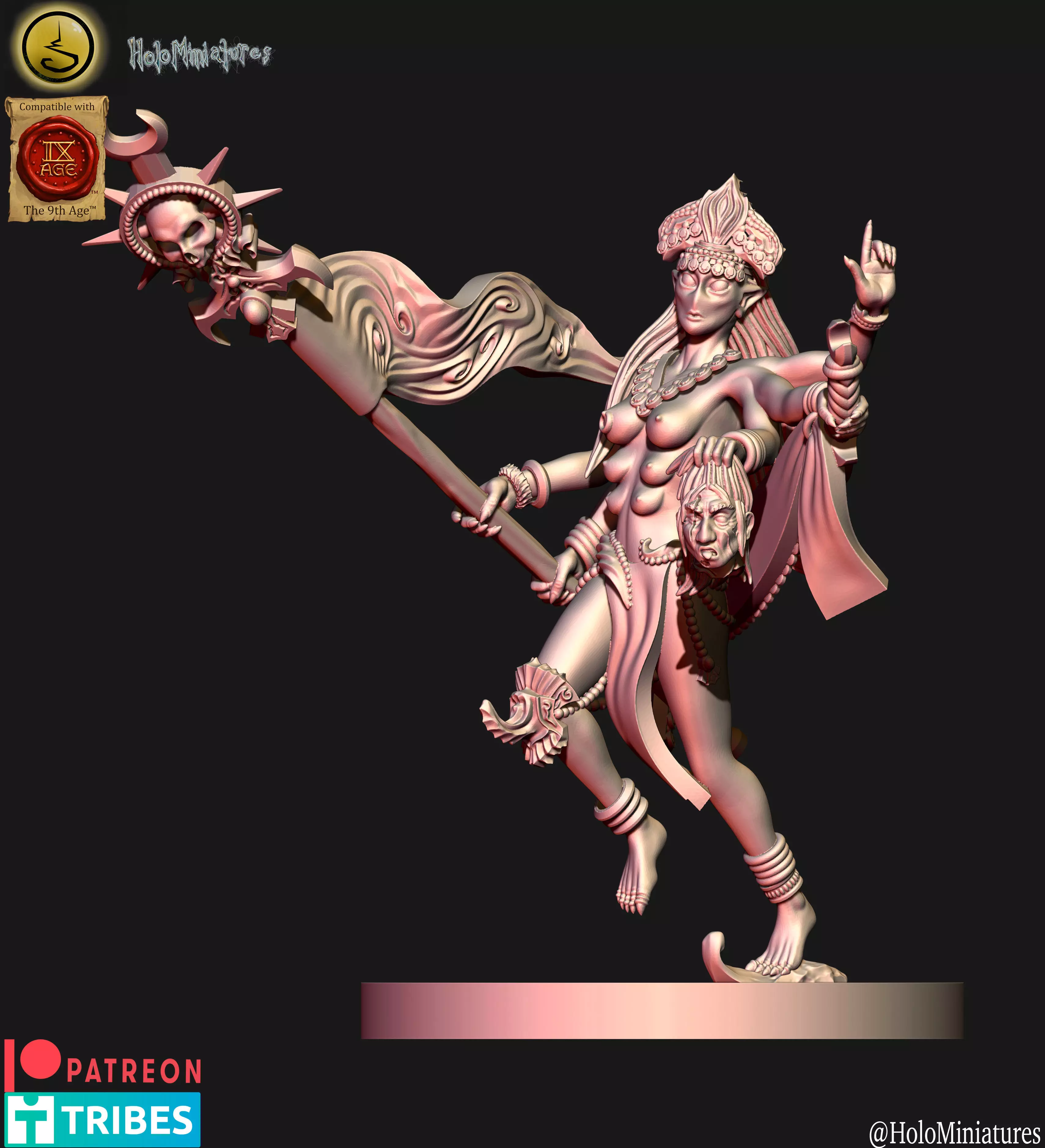 Daemons of lust succubi 9 3D print model_0