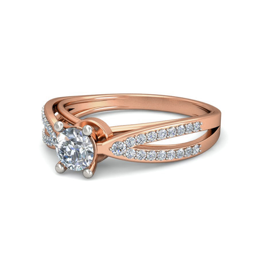 Women Solitaire Ring 3dm stl 3mf glb mtl obj render details 3D print model_14