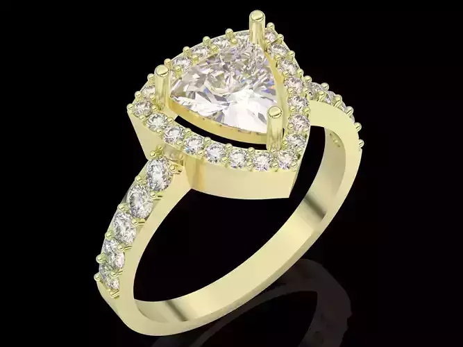 fashion ring engagement ring gold silver