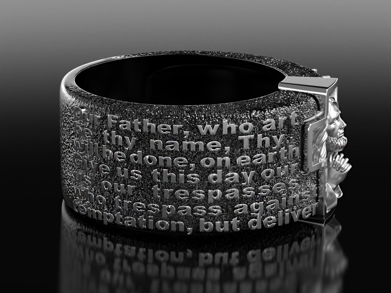 Prayer to Our Father 3D print model_6