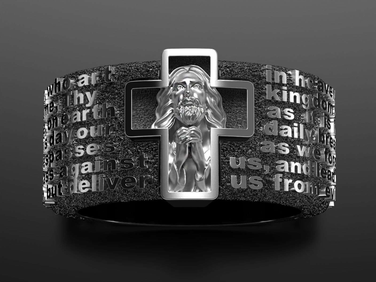 Prayer to Our Father 3D print model_4