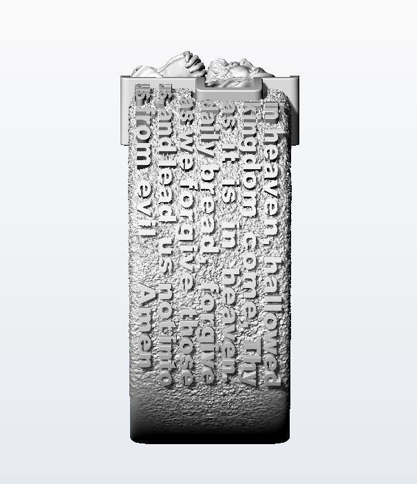 Prayer to Our Father 3D print model_12