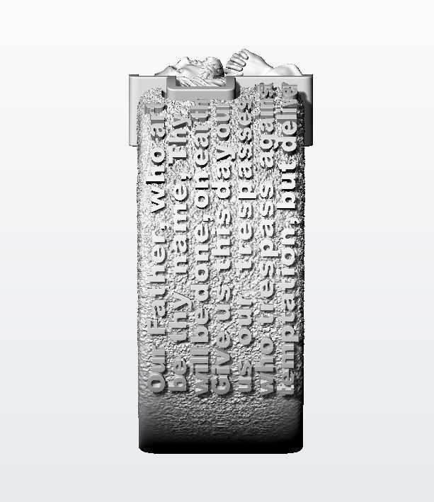 Prayer to Our Father 3D print model_13
