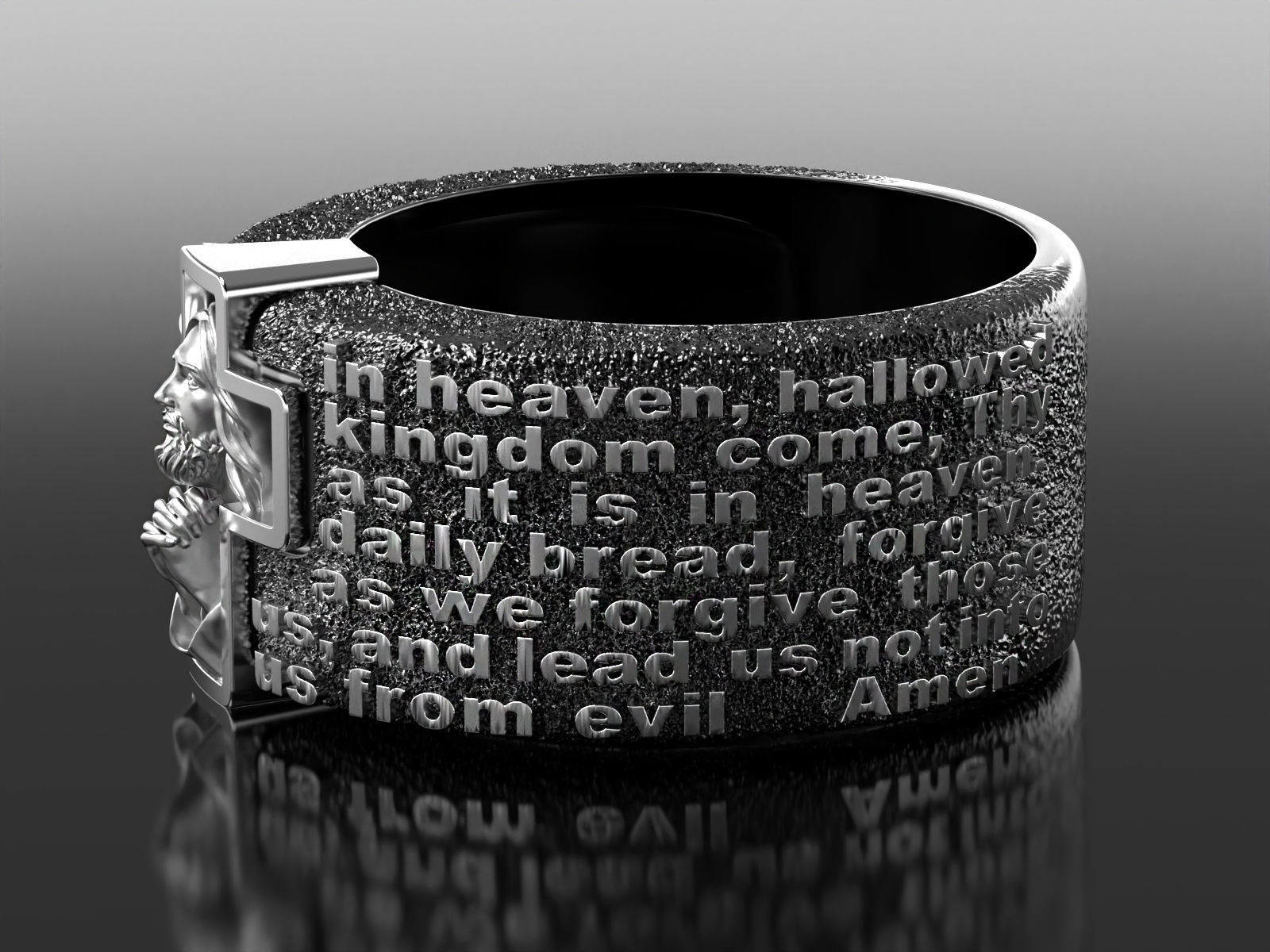Prayer to Our Father 3D print model_7