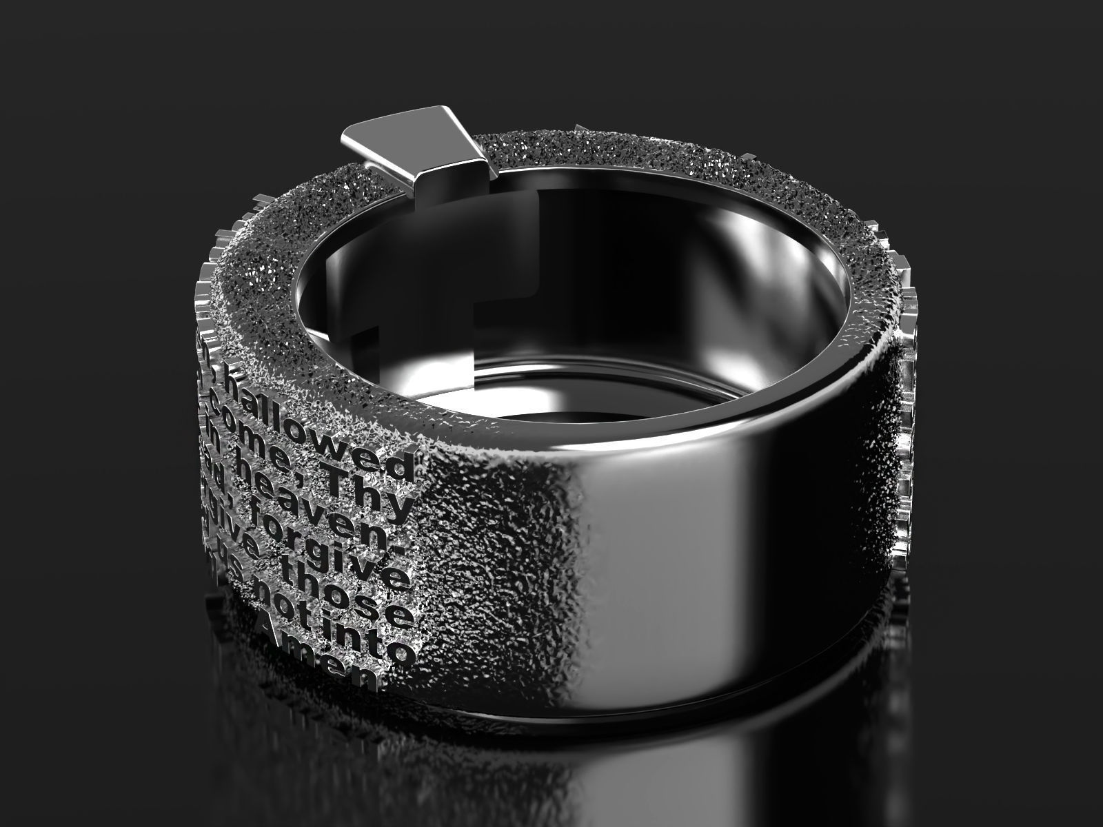 Prayer to Our Father 3D print model_8