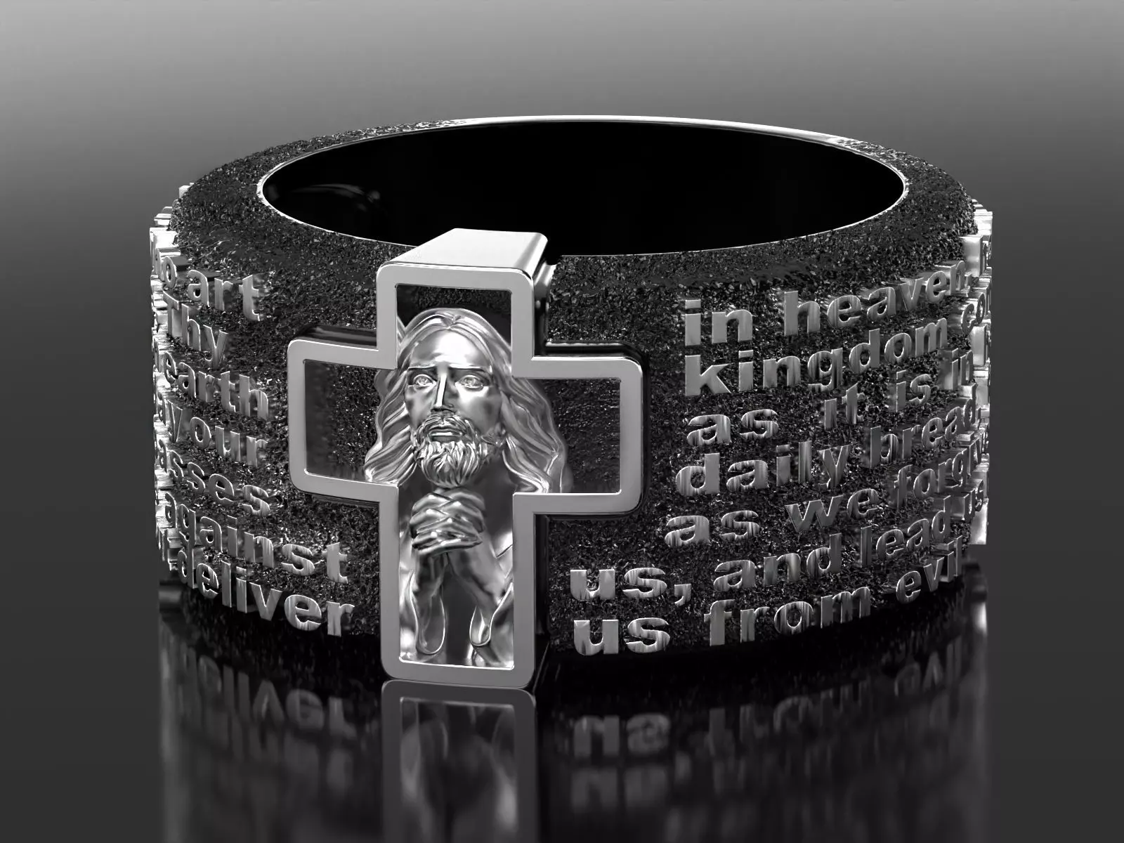 Prayer to Our Father 3D print model_0