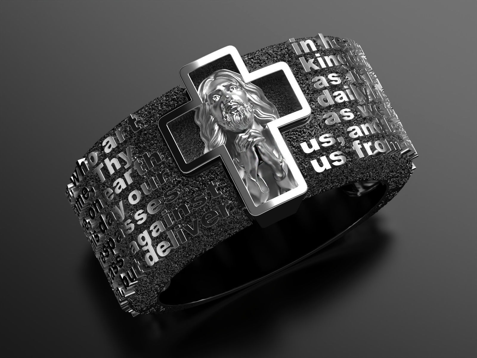 Prayer to Our Father 3D print model_3