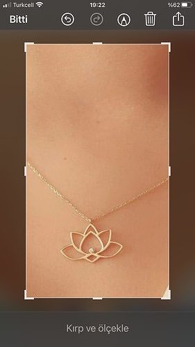 Minimalist Lotus Gold Necklace 3D print model