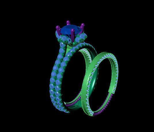 Rings 3D print model_5