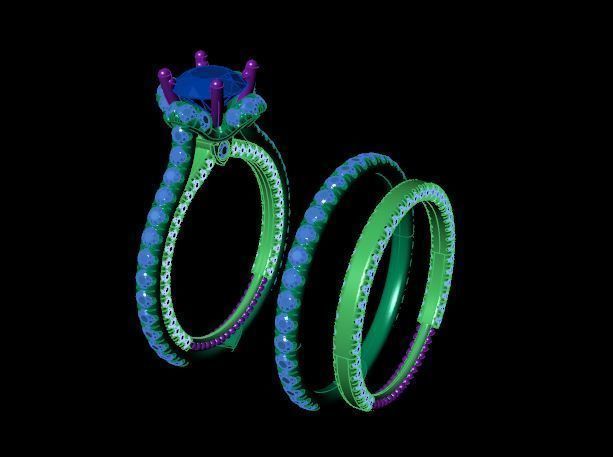 Rings 3D print model_3