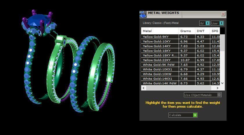 Rings 3D print model_10
