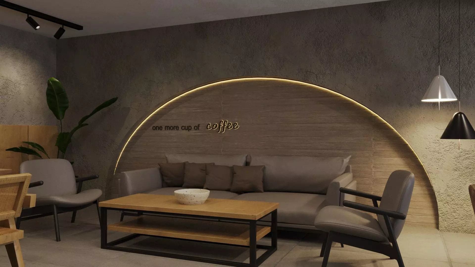 Coffee Shop Design 3D model