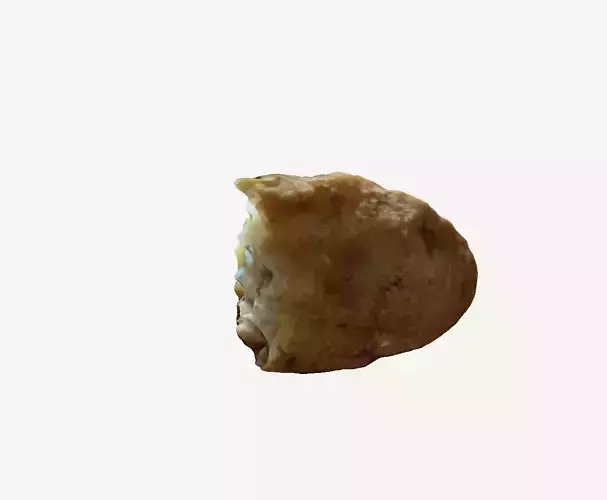 Fried Ball of Cod 3D print model