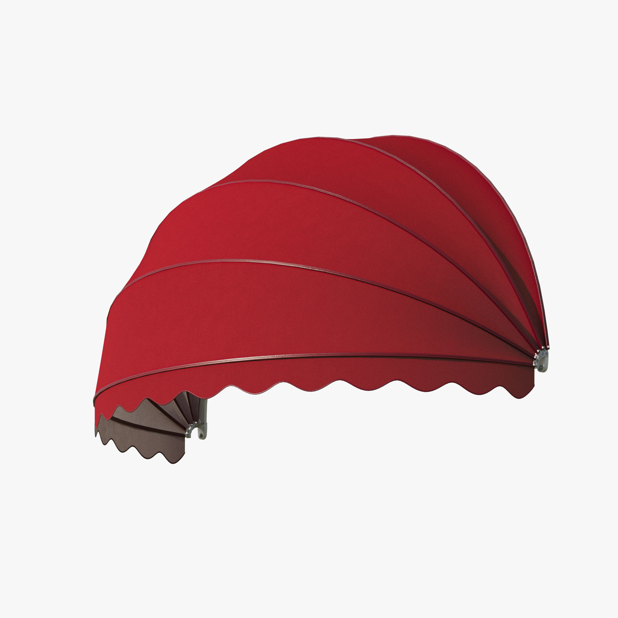 Awning half round window 3D model_1