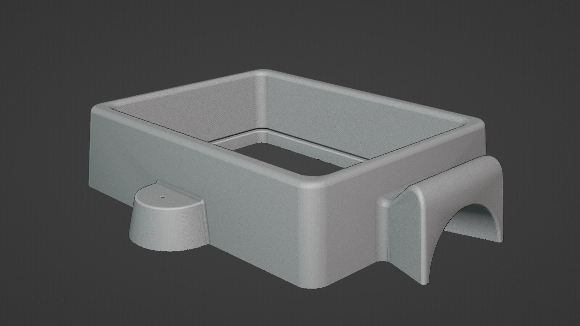 Jewellery sand casting flask 3D print model_6