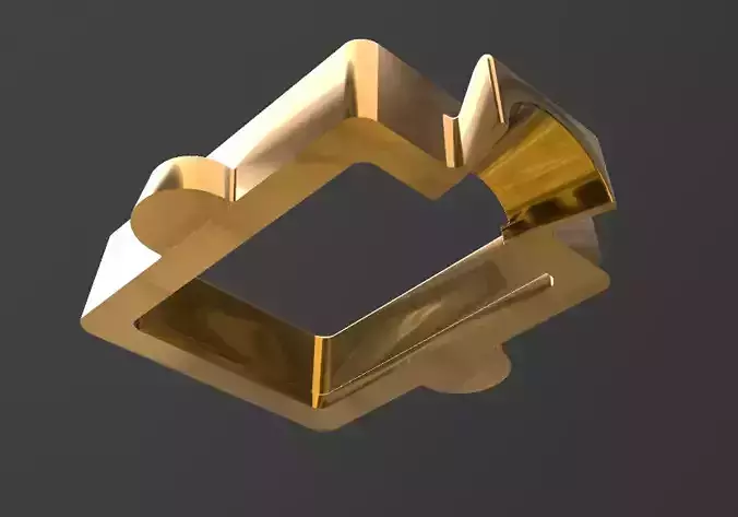 Jewellery sand casting flask 3D print model