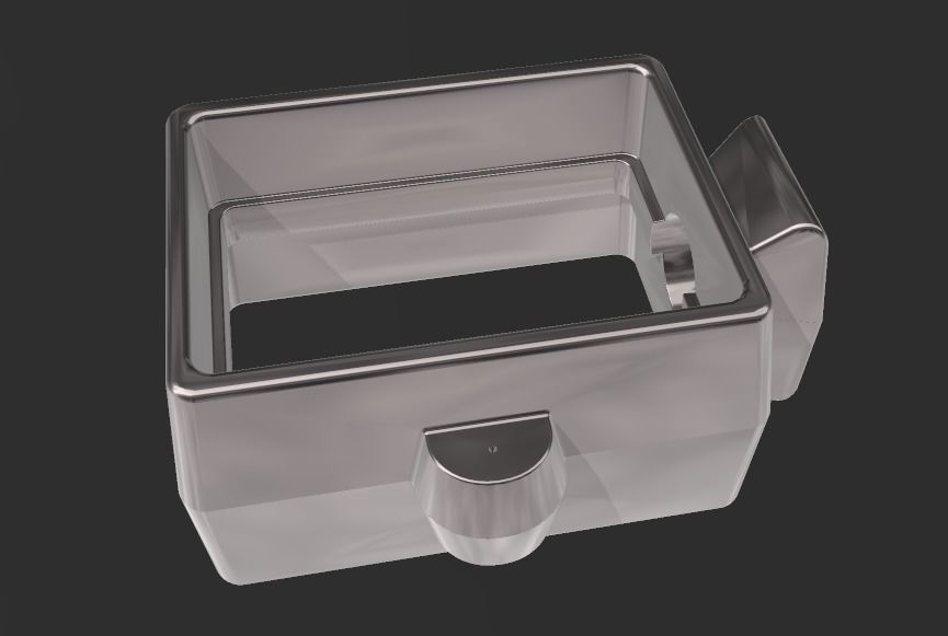 Jewellery sand casting flask 3D print model_14
