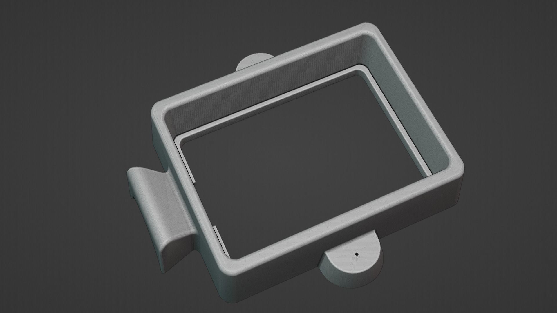 Jewellery sand casting flask 3D print model_7
