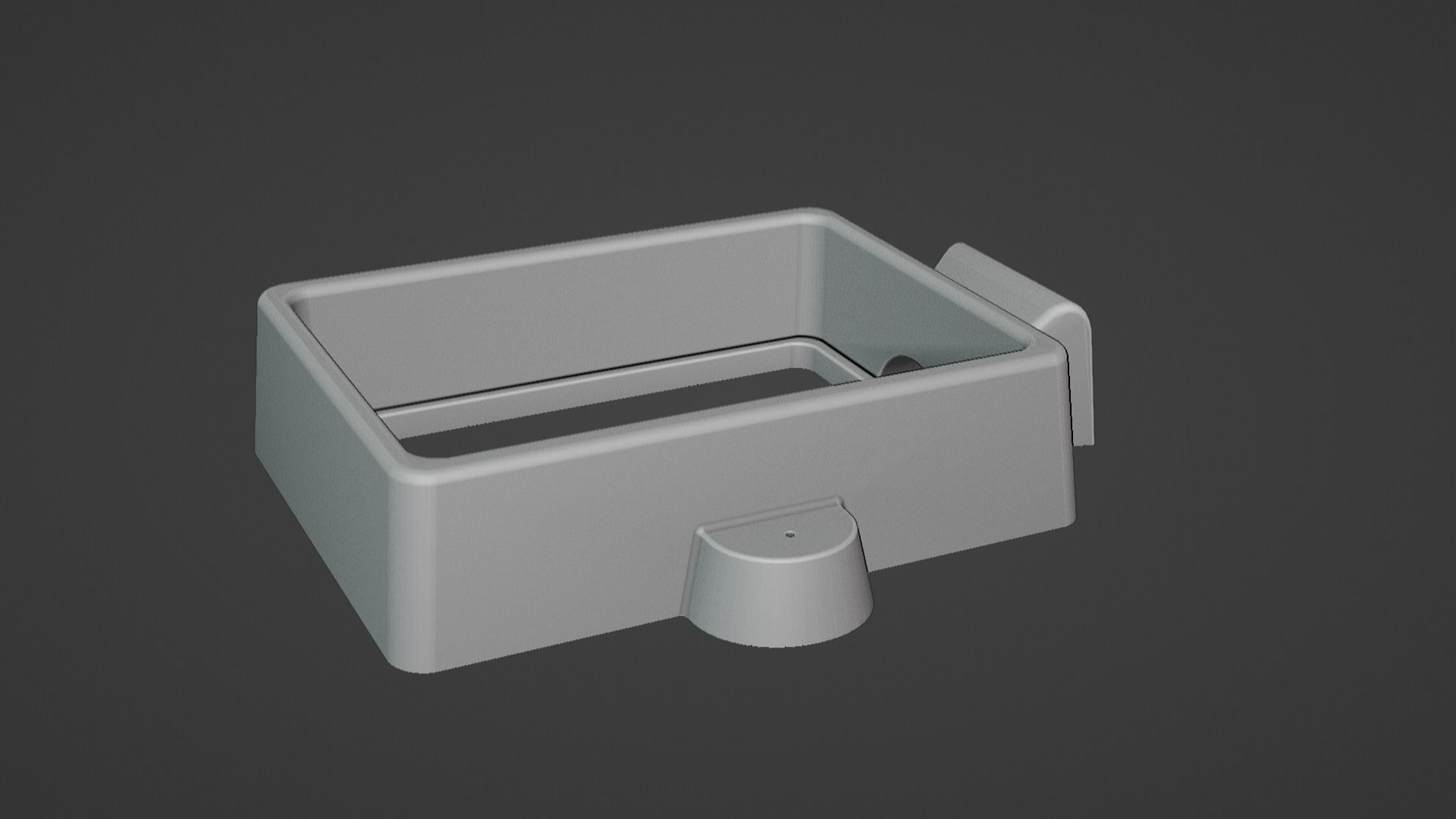 Jewellery sand casting flask 3D print model_4