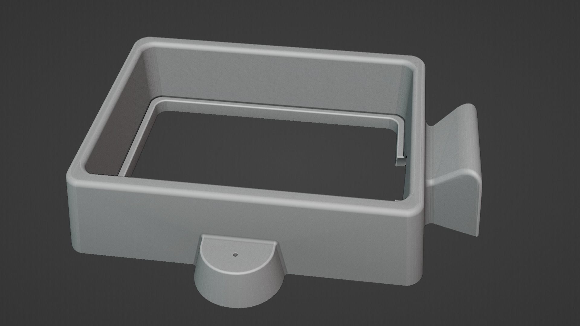 Jewellery sand casting flask 3D print model_5