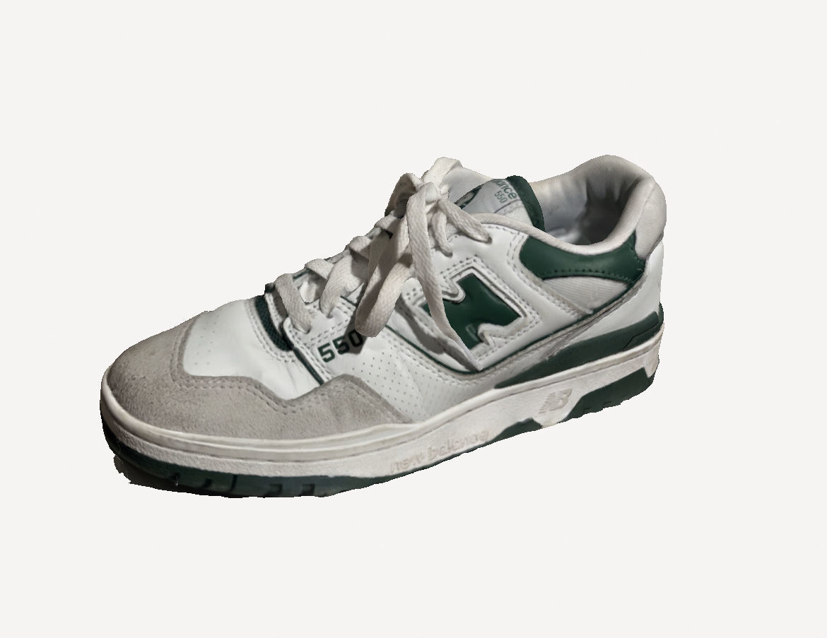 New Balance 550 Green 3D print model_1