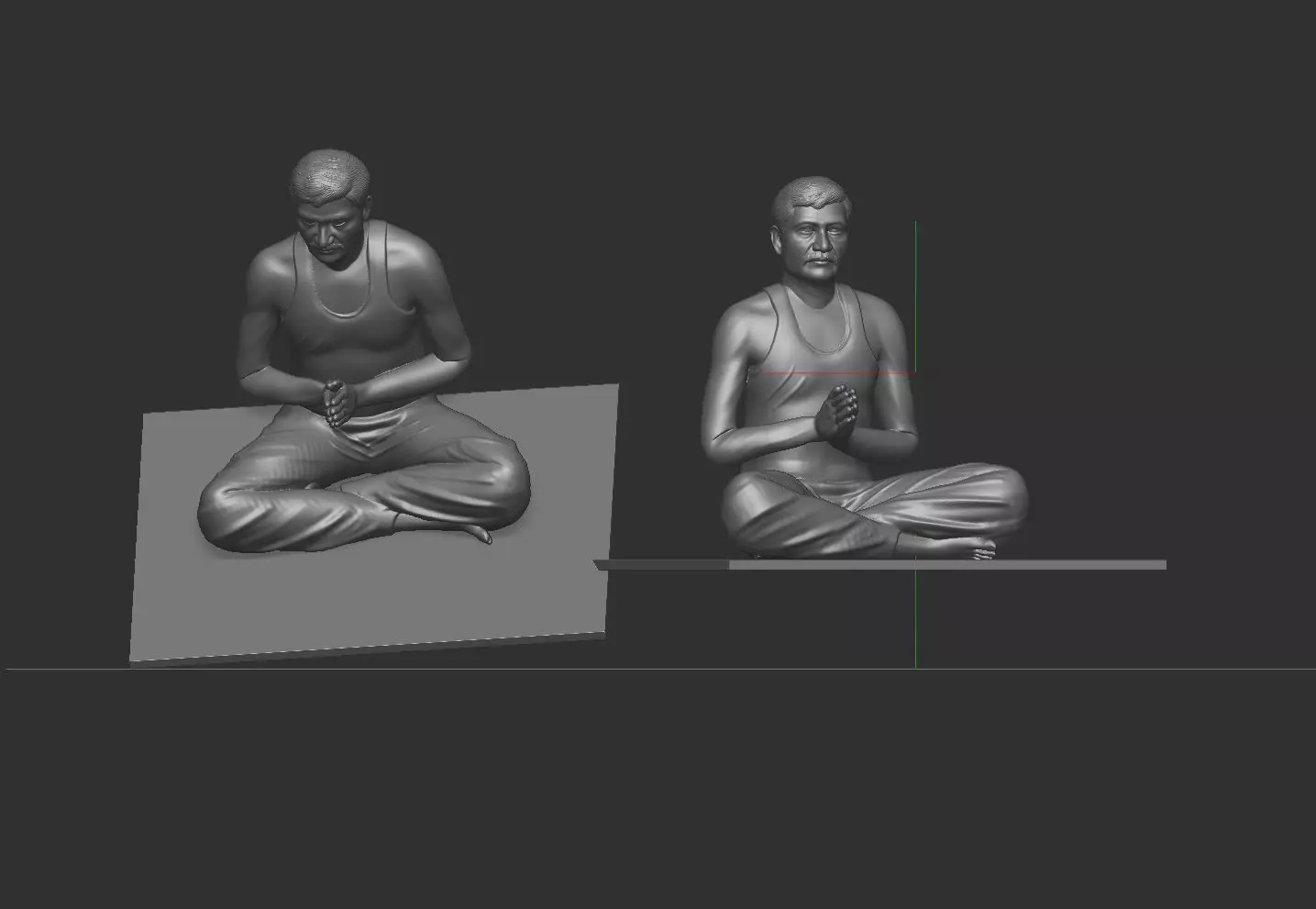 male pose 3D print model