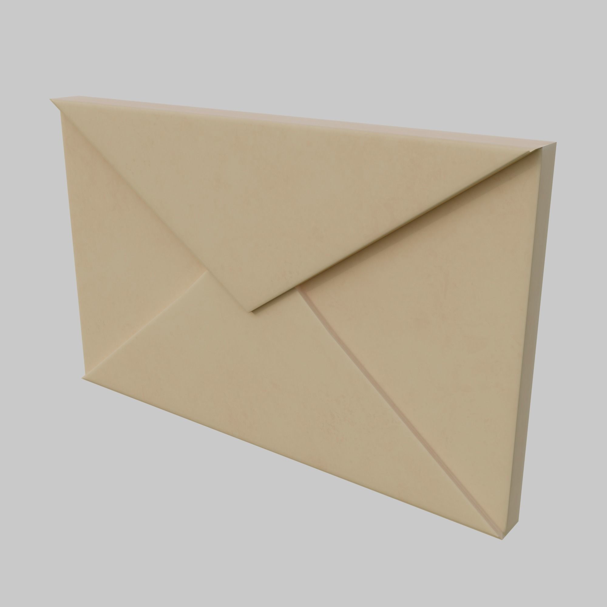 Email icon Free low-poly 3D model_1