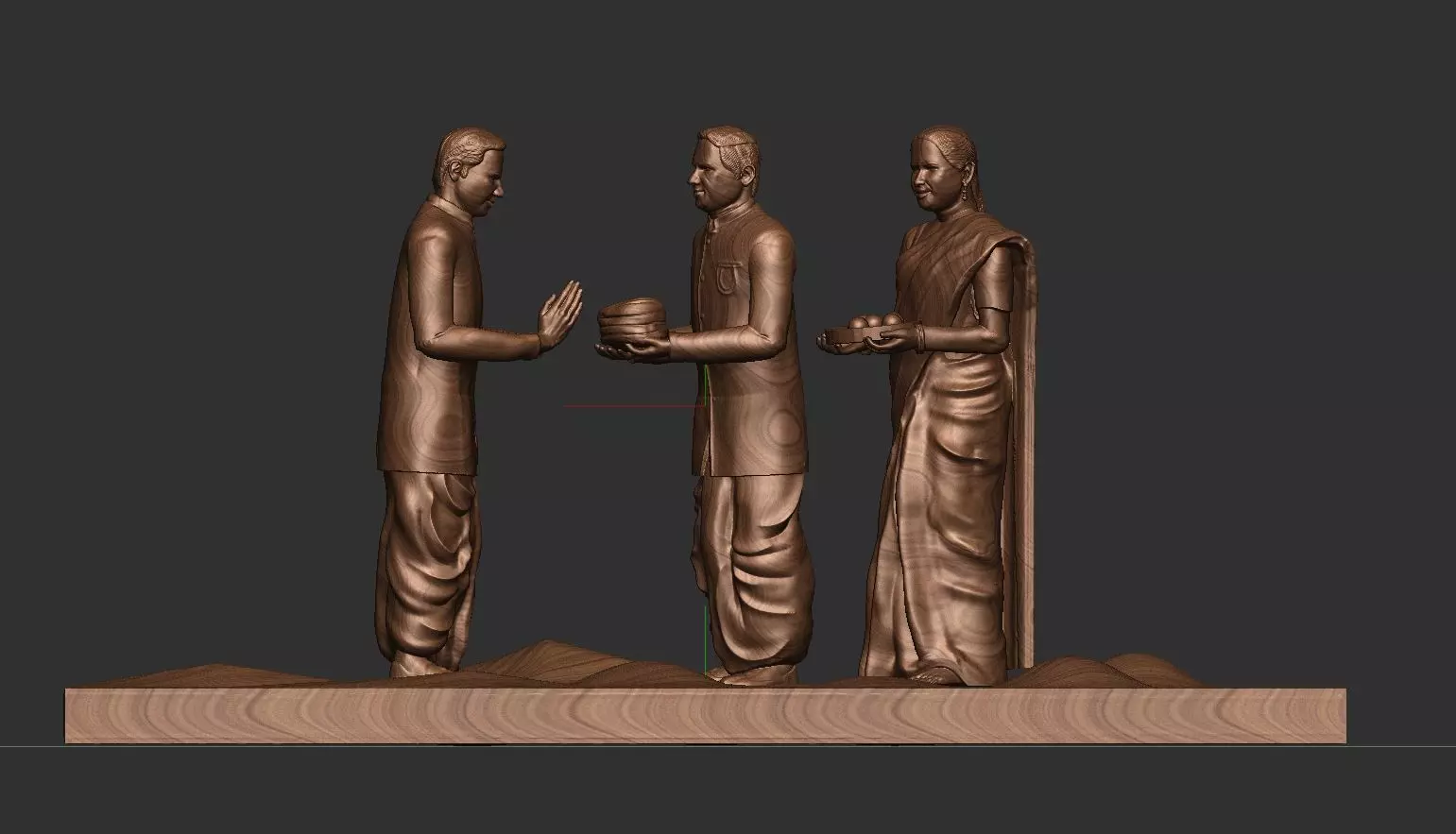 old culture of India 3D print model
