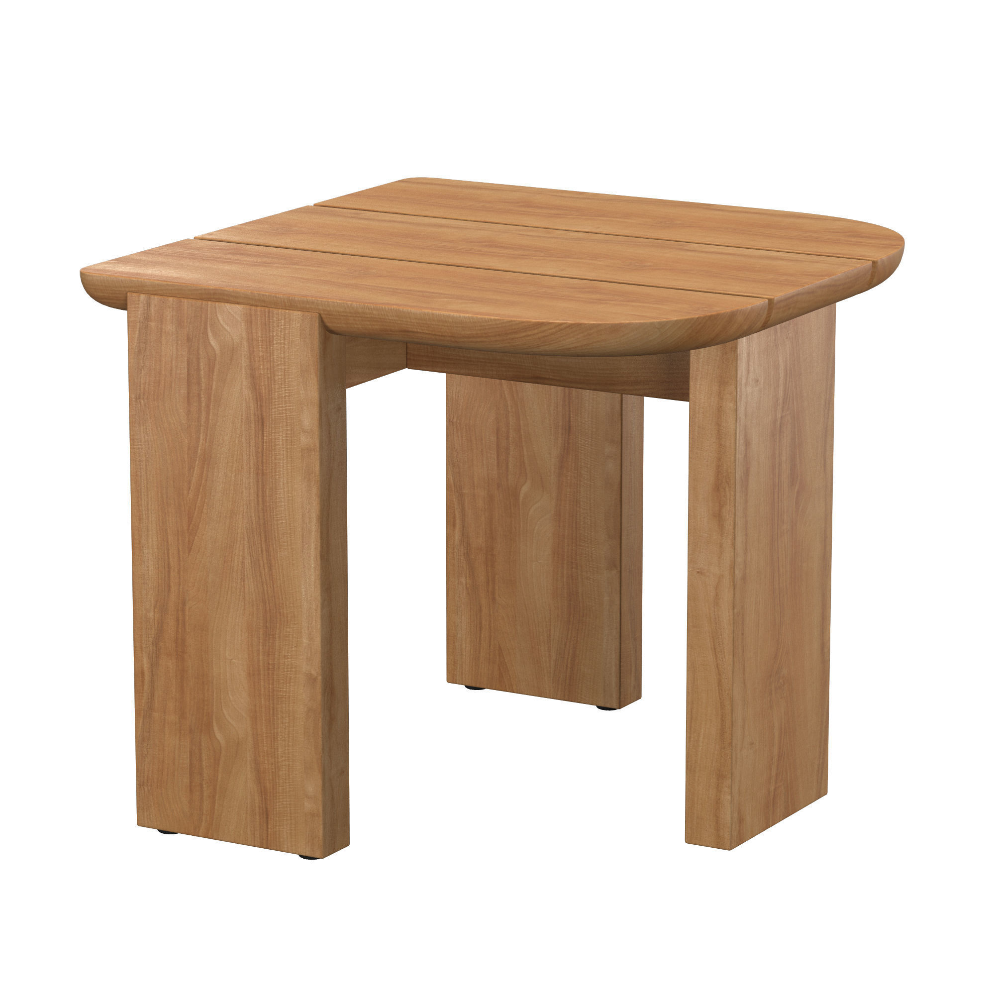 SOLARO TEAK SIDE TABLE 3D model_1