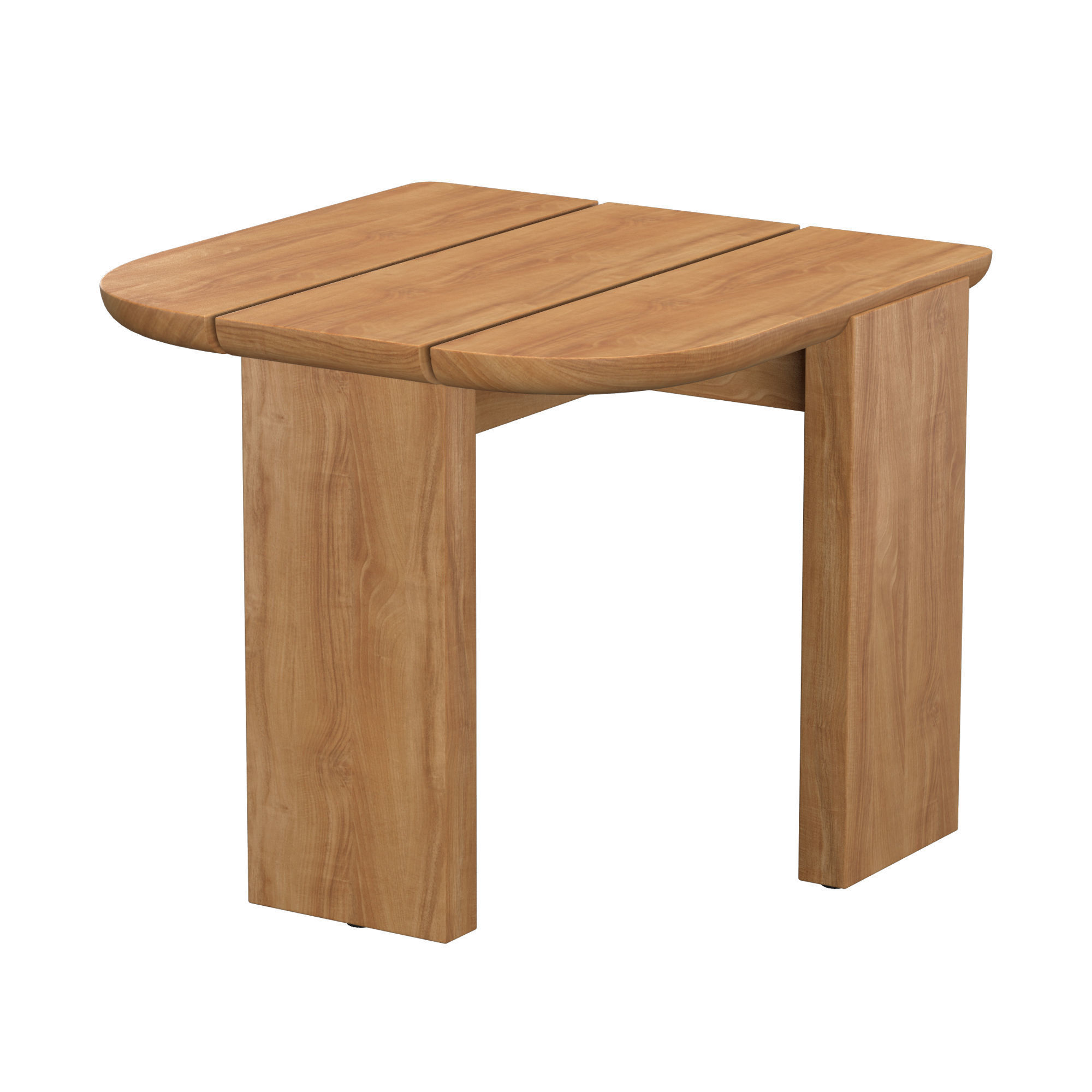 SOLARO TEAK SIDE TABLE 3D model_3